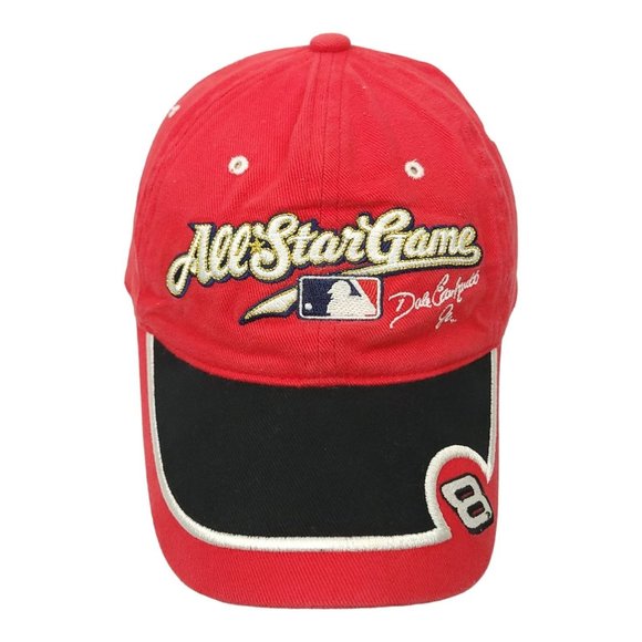 All Star Game MLB Dale Earnhardt Jr #8 Strapback Cap NASCAR Hat Chase Authentics - Picture 1 of 12